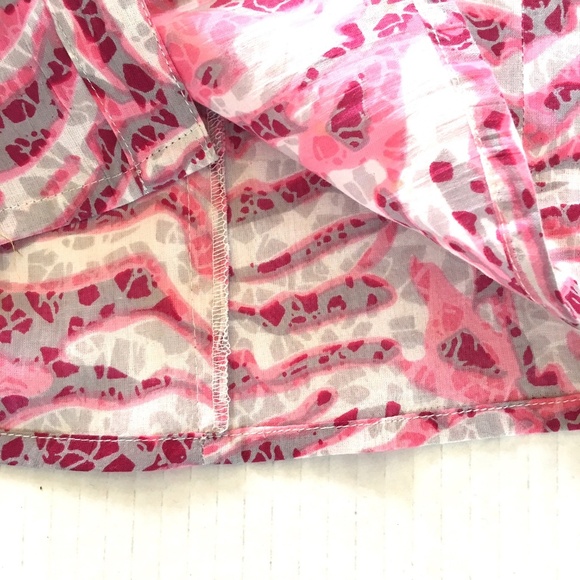 NEW Sara Morgan Pink Blouse Button-down Size L - Picture 7 of 8